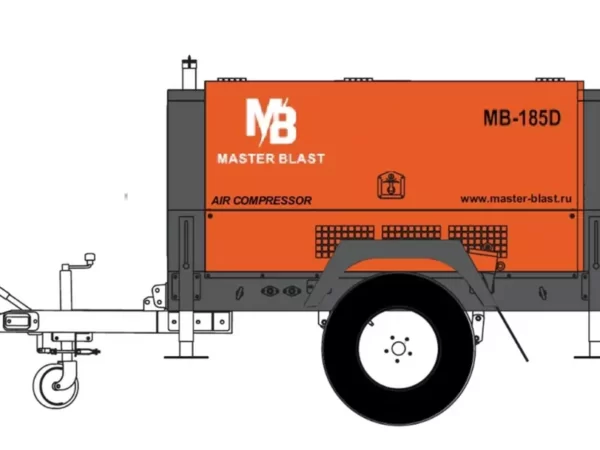 Винтовой компрессор Master Blast MB-530D (дизельный)